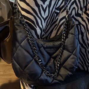 MZ Wallace Quilted Black Hobo Bag